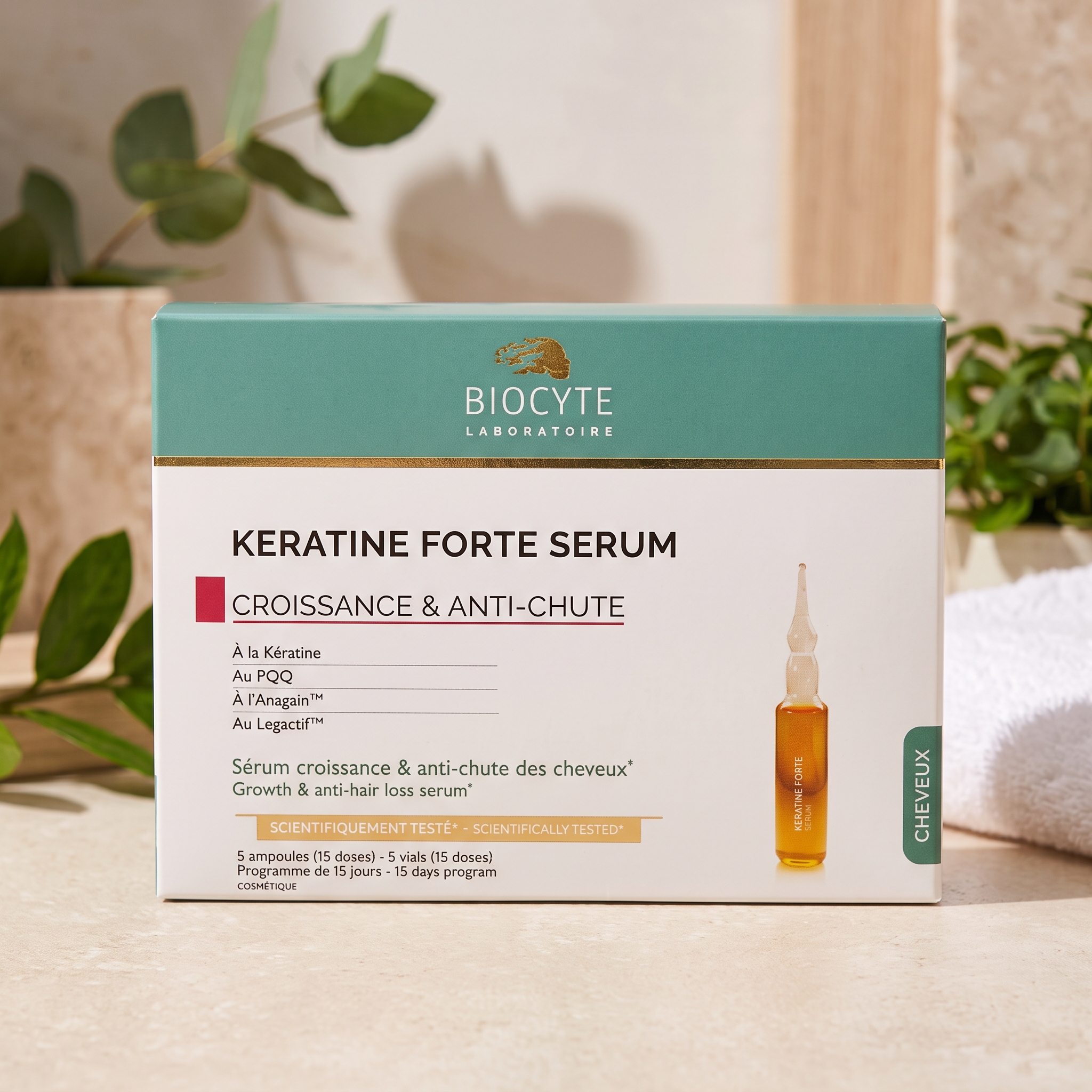 Ser Keratin Forte Fiole pentru par 